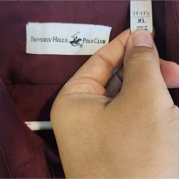Mens Beverly Hills Polo Club longsleeve button-down shirt, size XL - Picture 2 of 3